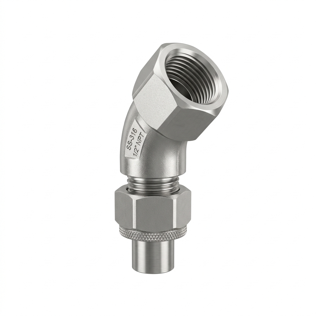 45° Female Connector