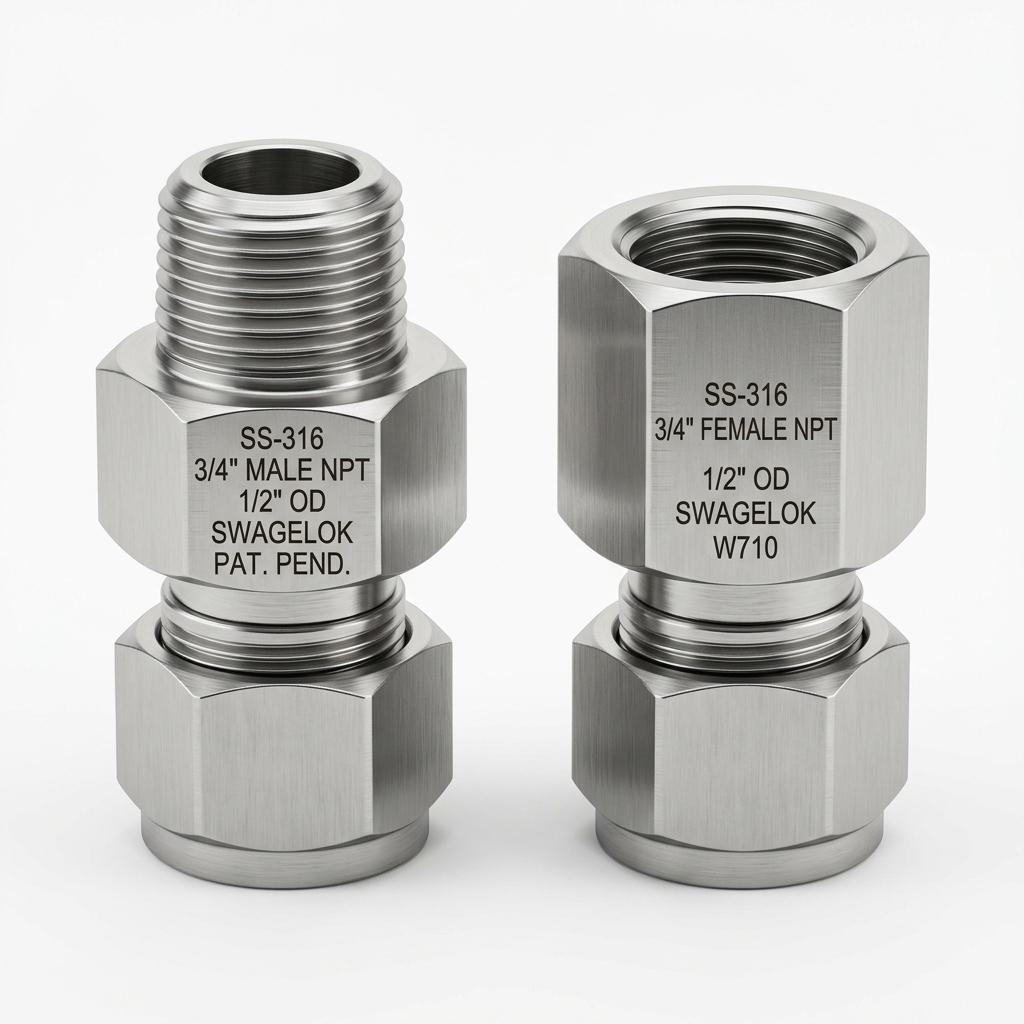 Female Adaptor & Male Adaptor
